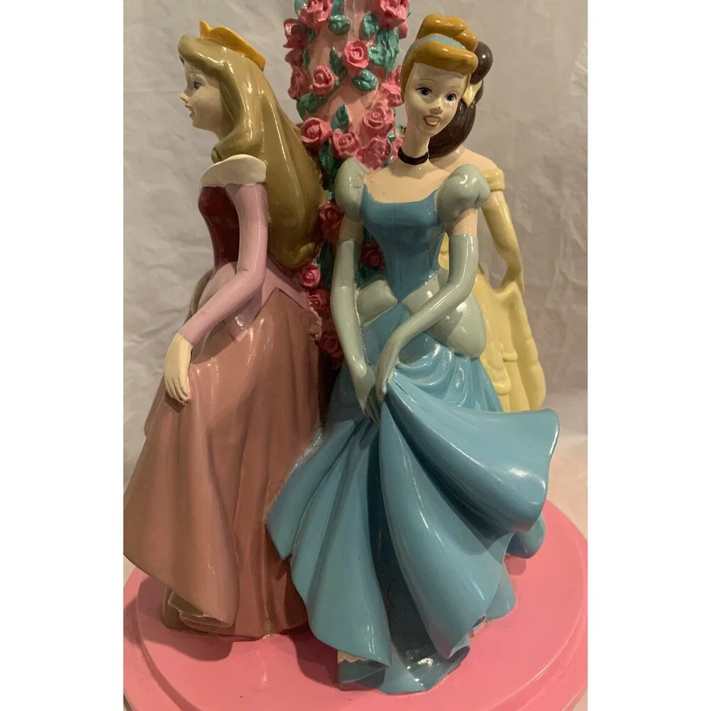 Disney Princess Lamp Aurora/Snow White/ Belle/ Cinderella Tested (No Lamp Shade